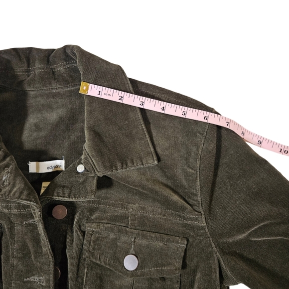 Edyson Dark Green Courdaroy Jacket, XS - Picture 11 of 11